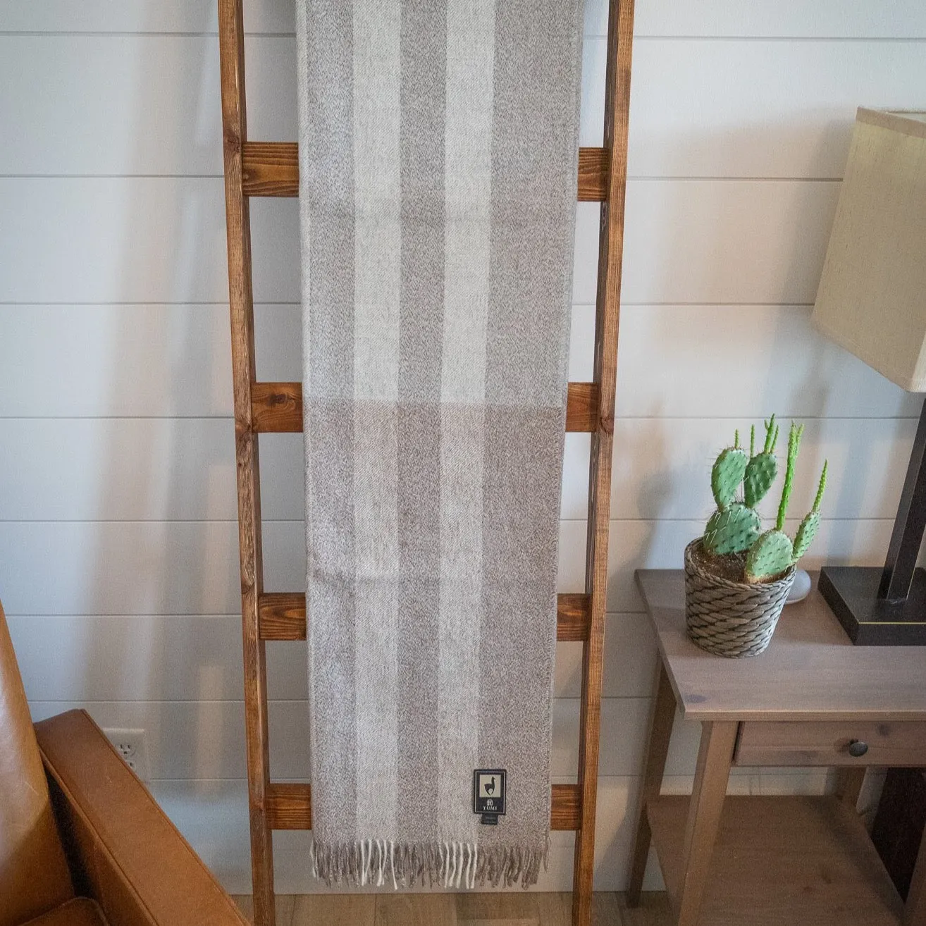 100% Baby Alpaca Wool Throw Blanket - Eco