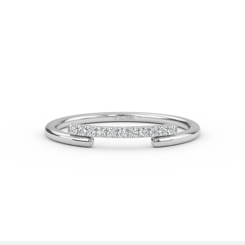11 Stone Diamond Gold Ring