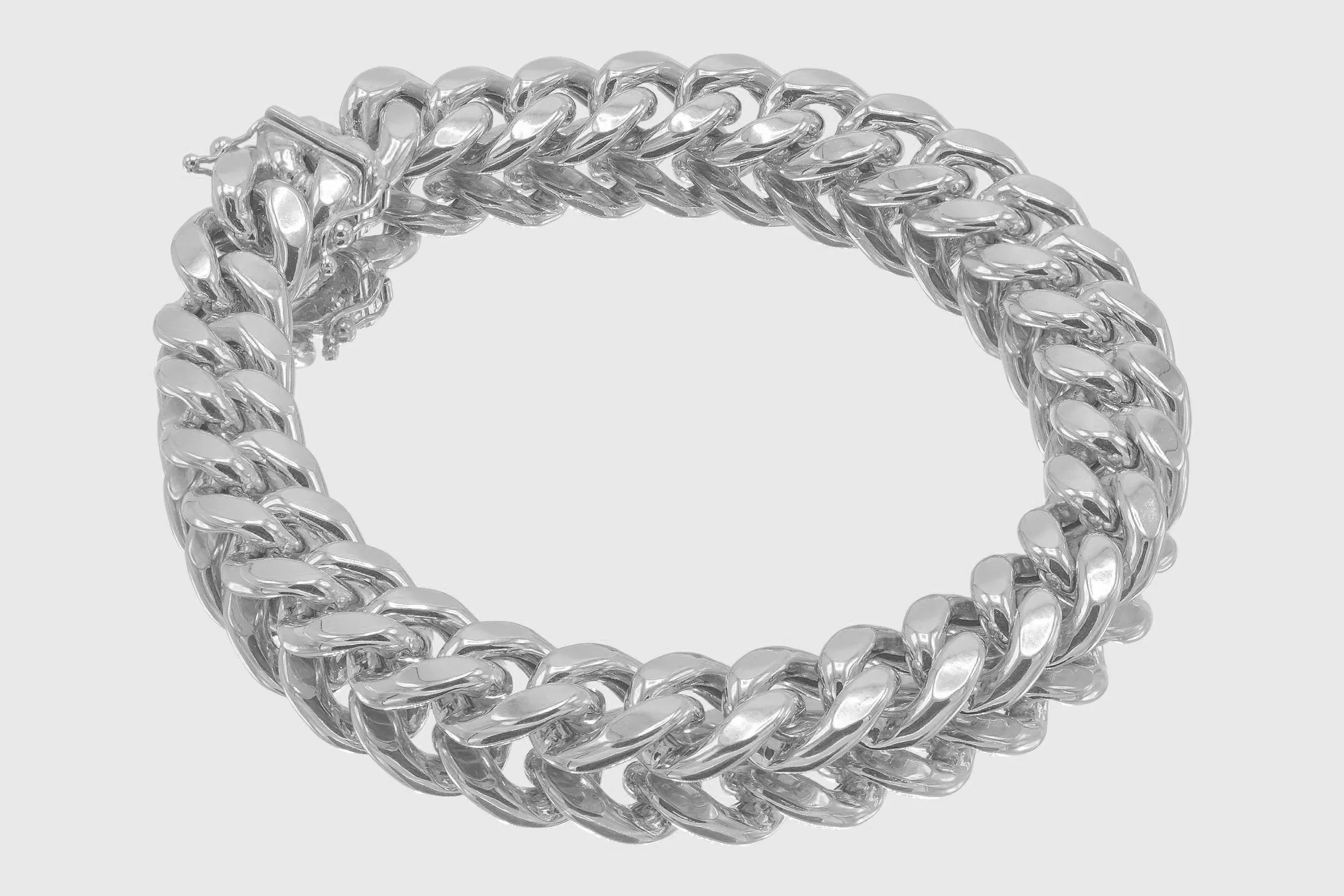11mm Hollow Miami Cuban Gold Bracelet