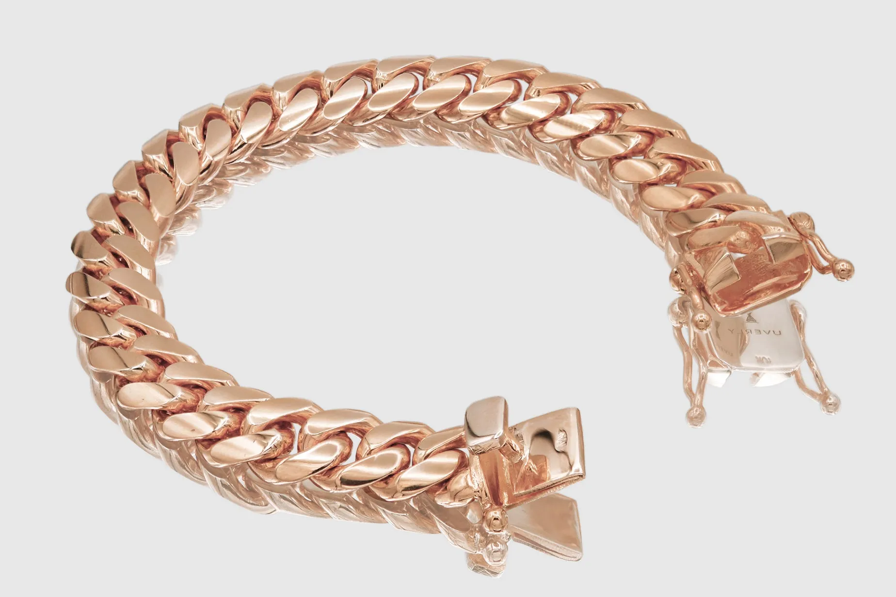 11mm Solid Miami Cuban Gold Bracelet