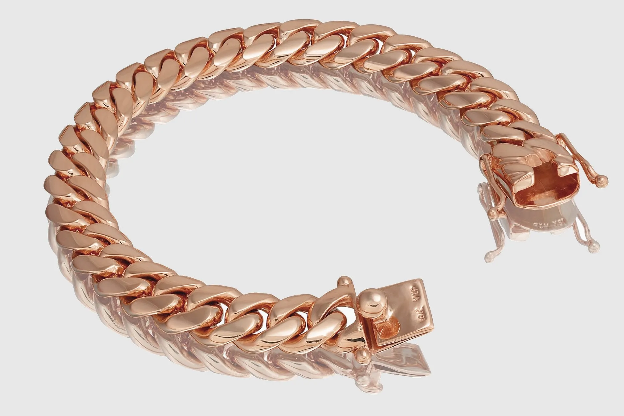 12mm Solid Miami Cuban Gold Bracelet