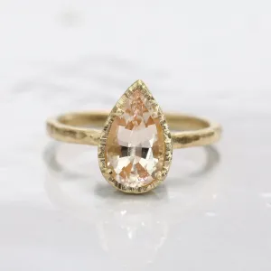 1.48ct Morganite ring