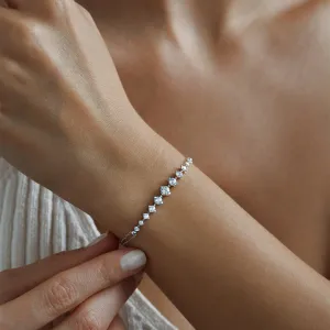 14k Solid Gold Tennis Bracelet