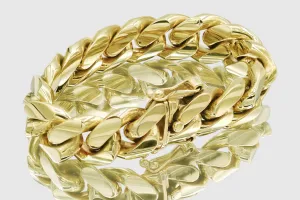 20mm Hollow 14K Miami Cuban Gold Bracelet