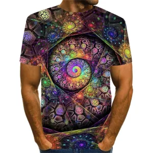 3D Graphic Printed Short Sleeve Shirts The Lion King