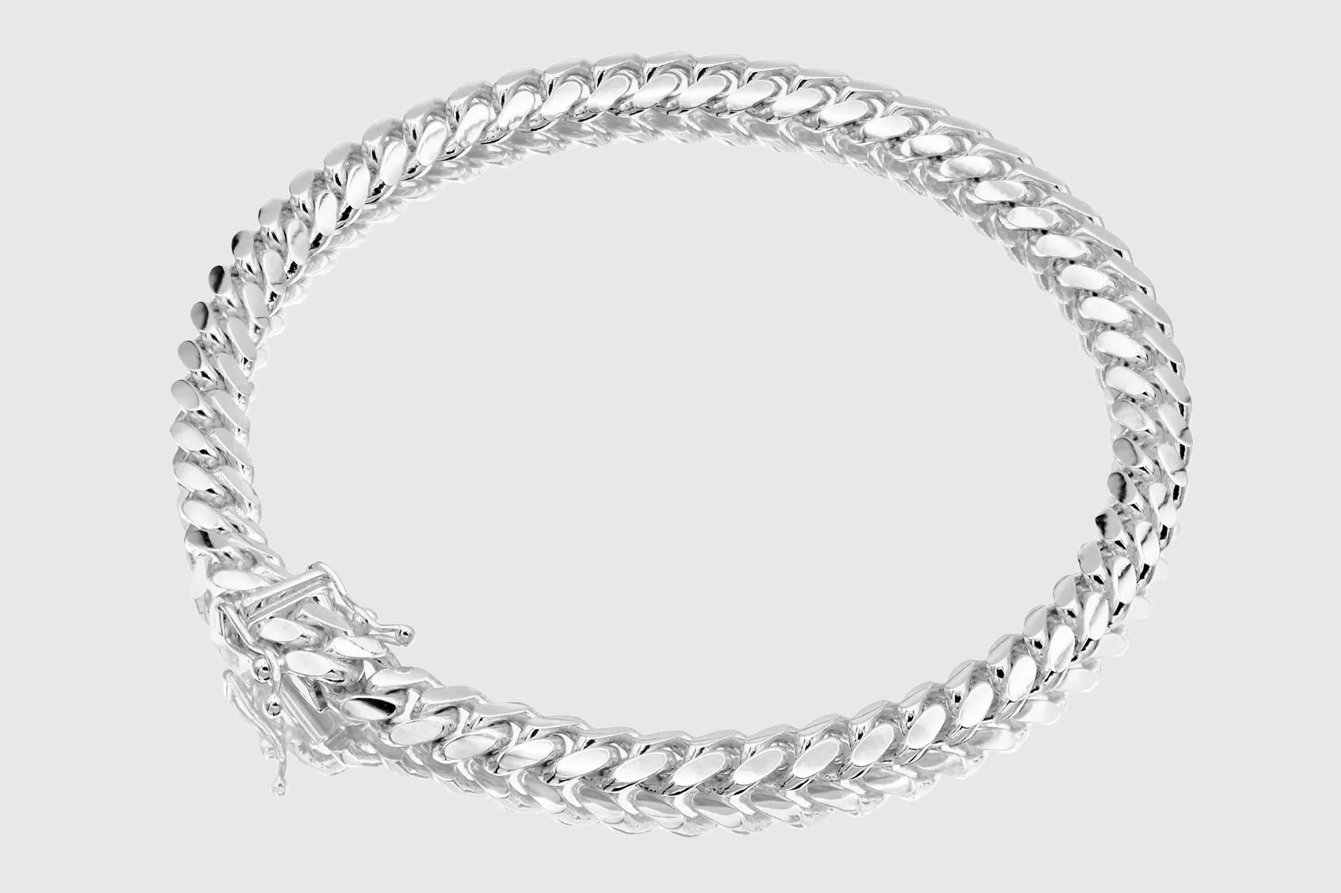6mm Solid Miami Cuban Gold Bracelet