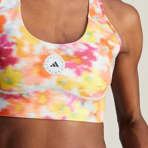 Adidas x Stella McCartney true purpose bra Women’s Small A-C cups floral IW3878