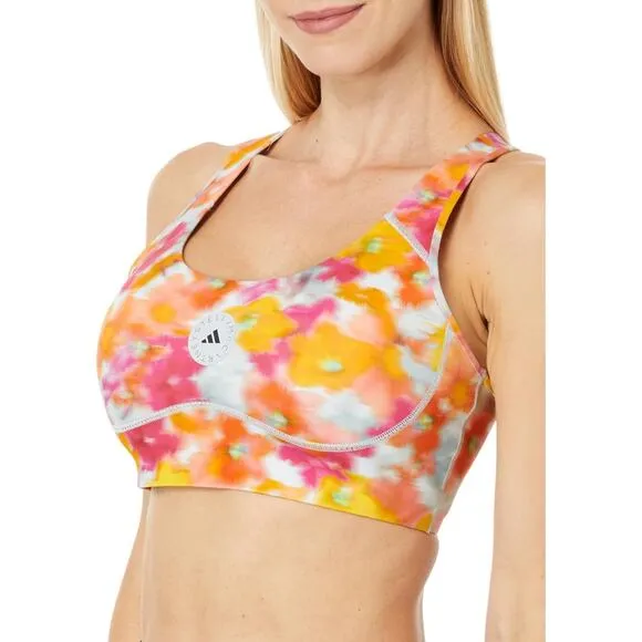 Adidas x Stella McCartney true purpose bra Women’s Small A-C cups floral IW3878