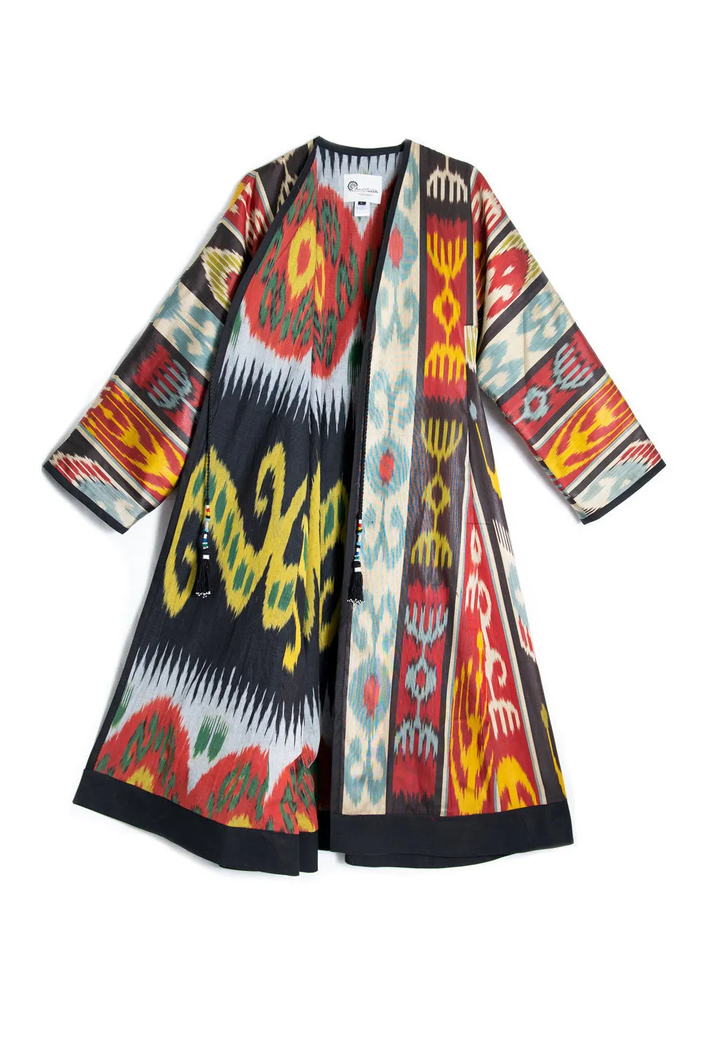 Adolat Silk Ikat Reversible Robe