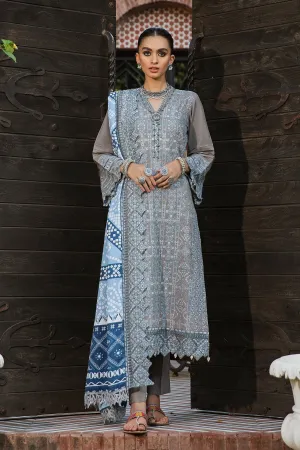 AFROZ NW-36 |  Nureh Maya Khaddar Fall / Winter Collection 2021 | Unstitched Embroidered Slub Khaddar Suits