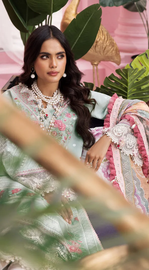 AIZA | Anaya VIVA by Kiran Chaudhry Embroidered Lawn '22 | Unstitched Embroidered Lawn Suits
