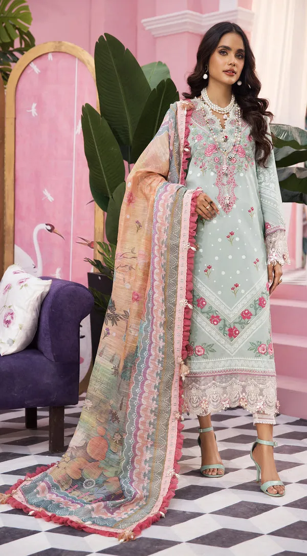 AIZA | Anaya VIVA by Kiran Chaudhry Embroidered Lawn '22 | Unstitched Embroidered Lawn Suits