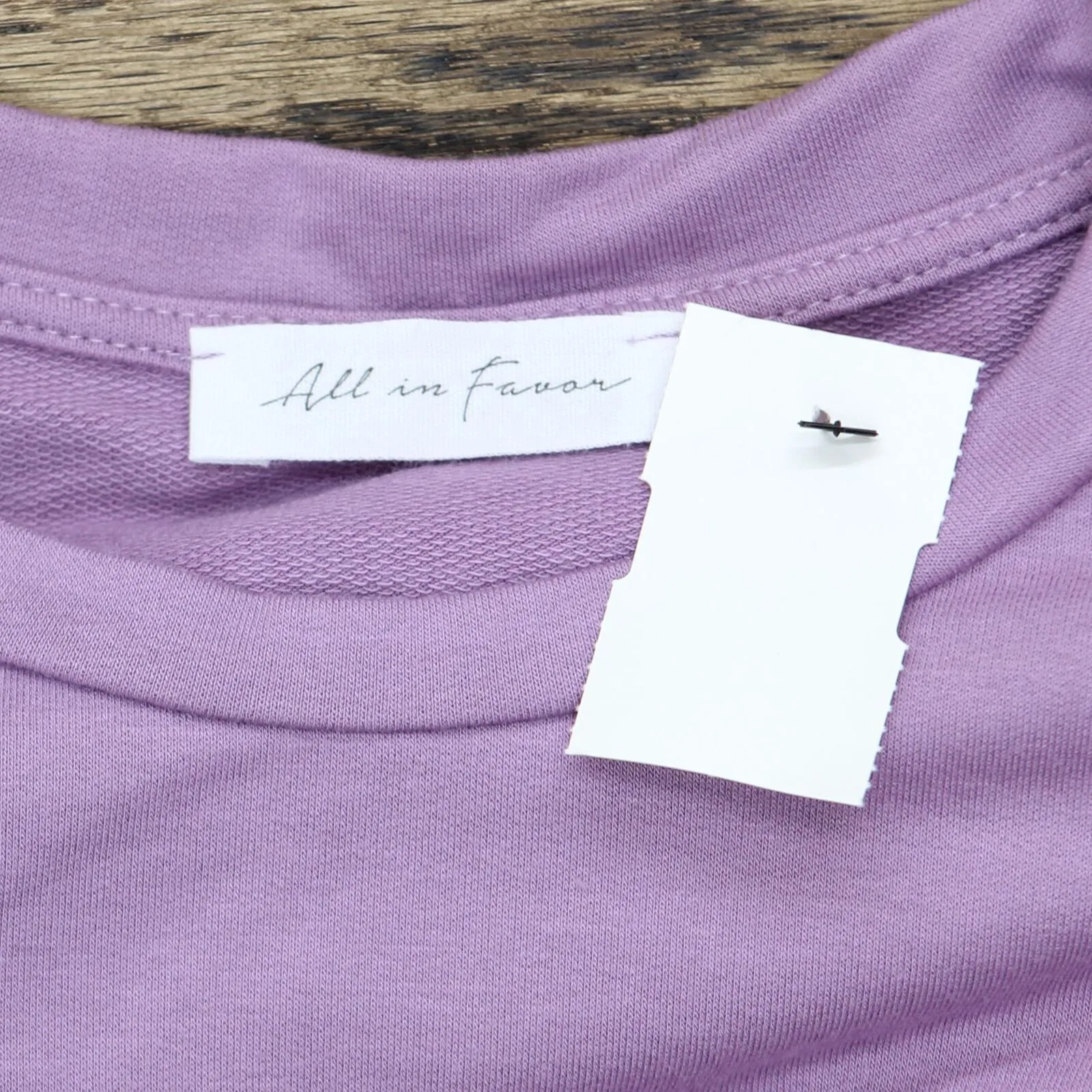 All in Favor Women's French Terry Drawstring Pullover