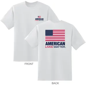 American Lives Matter Short Sleeve Flag T-Shirt