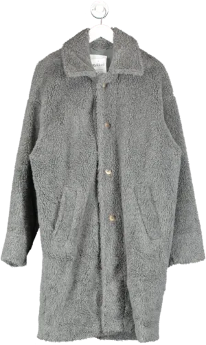 American Vintage Grey Wool Blend Coat One Size