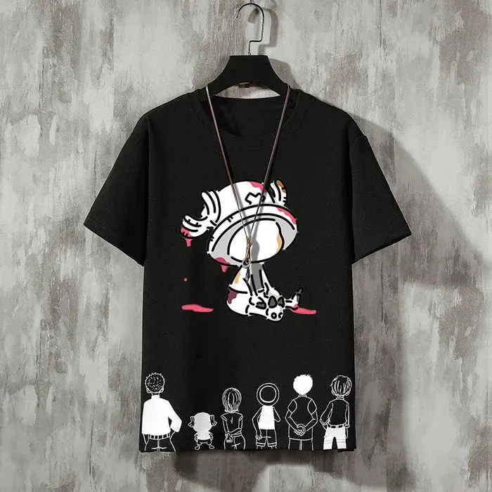 Anime Men's Fashion Printed Casual T-Shirts