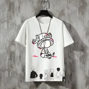 Anime Men's Fashion Printed Casual T-Shirts