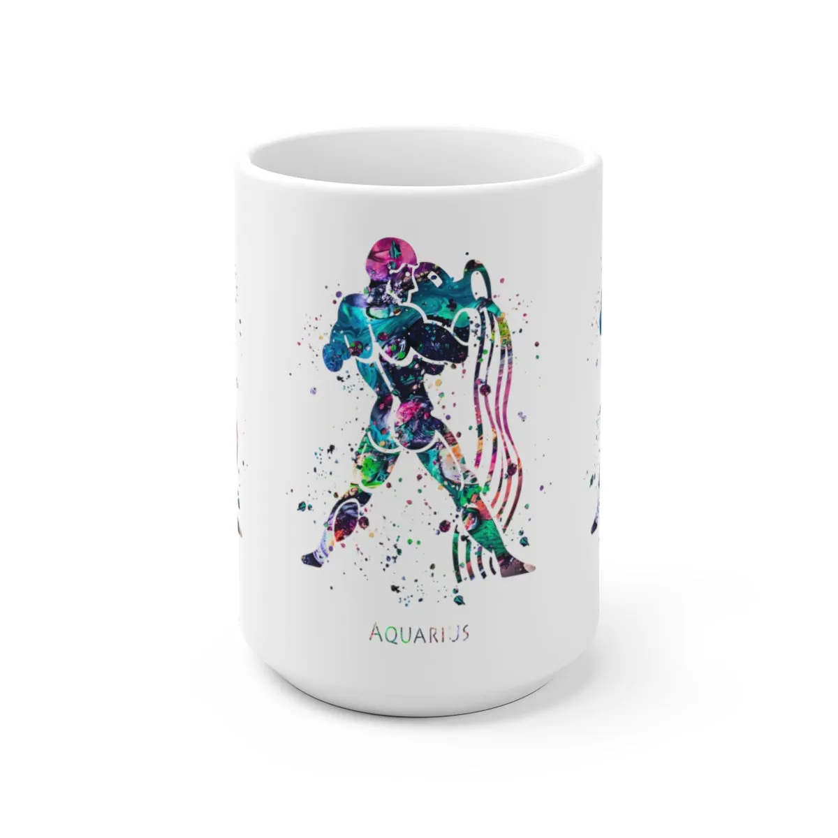 Aquarius Zodiac Sign Mug - 11 oz, 15 oz