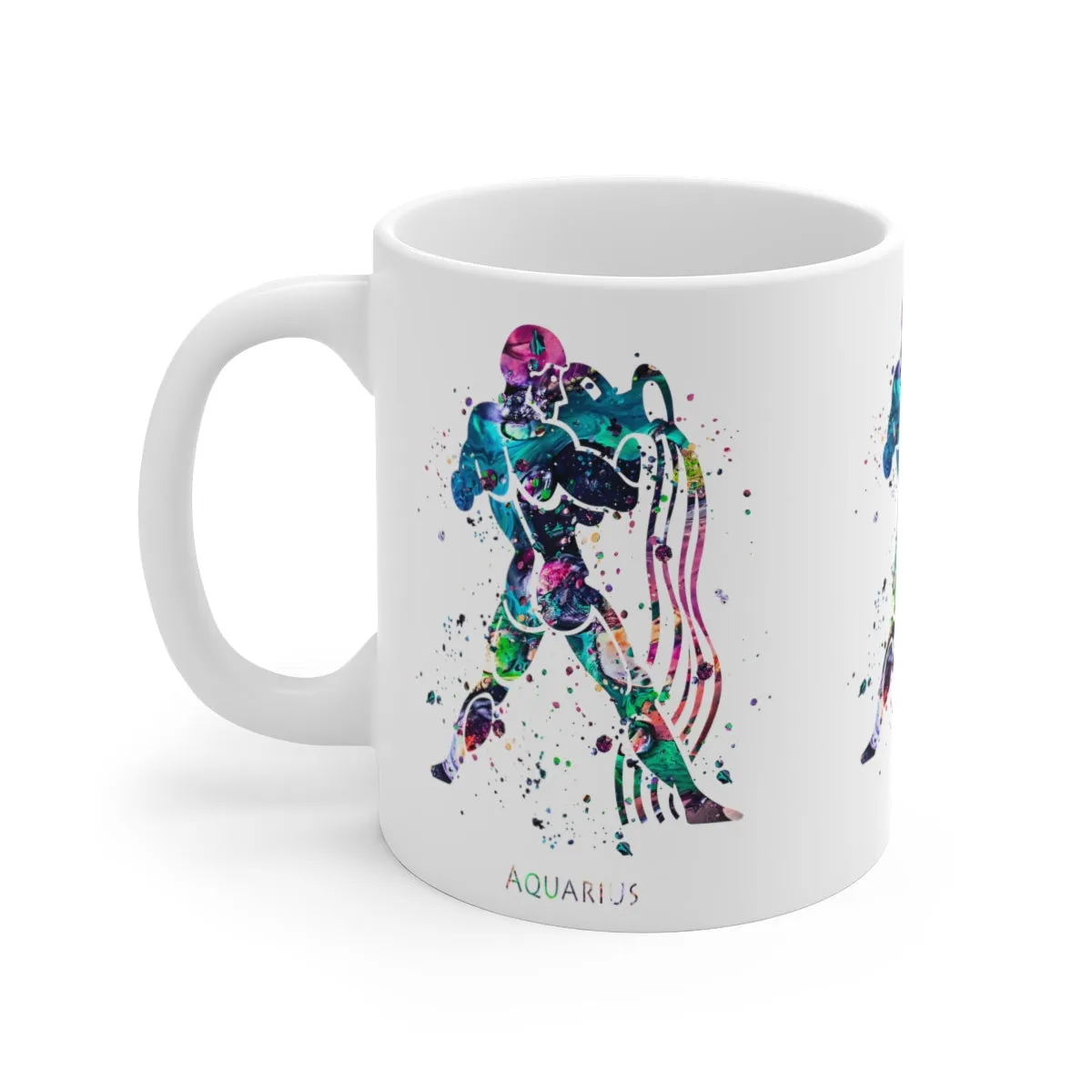 Aquarius Zodiac Sign Mug - 11 oz, 15 oz