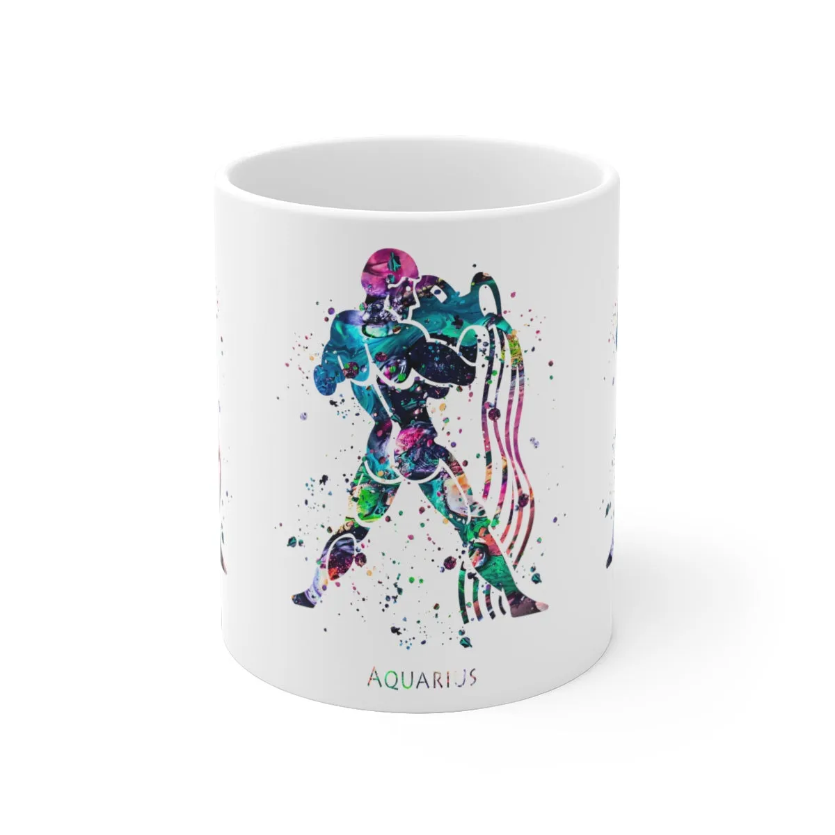 Aquarius Zodiac Sign Mug - 11 oz, 15 oz