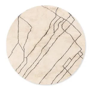 Art Round - Luxury Shag Moroccan Rug
