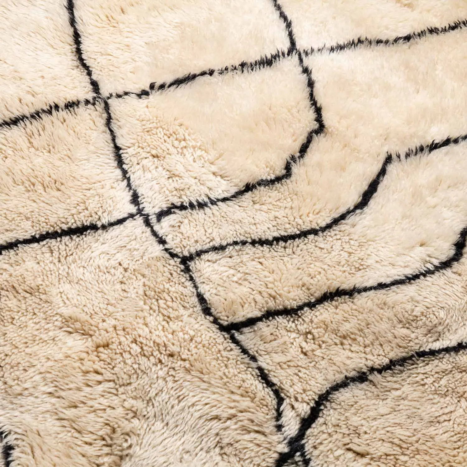 Art Round - Luxury Shag Moroccan Rug