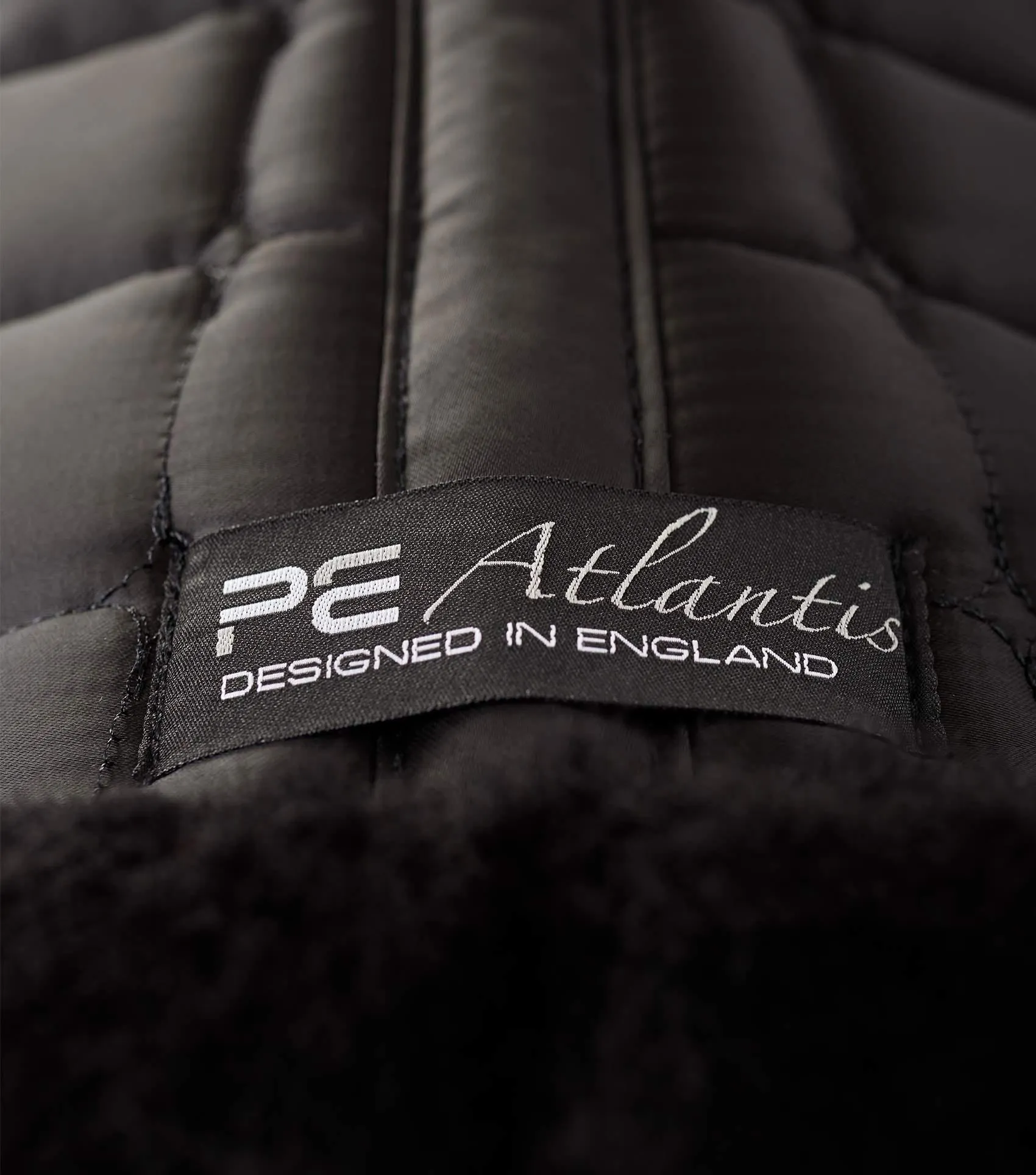 Atlantis CC Satin Wool Dressage Square Black/Black Wool