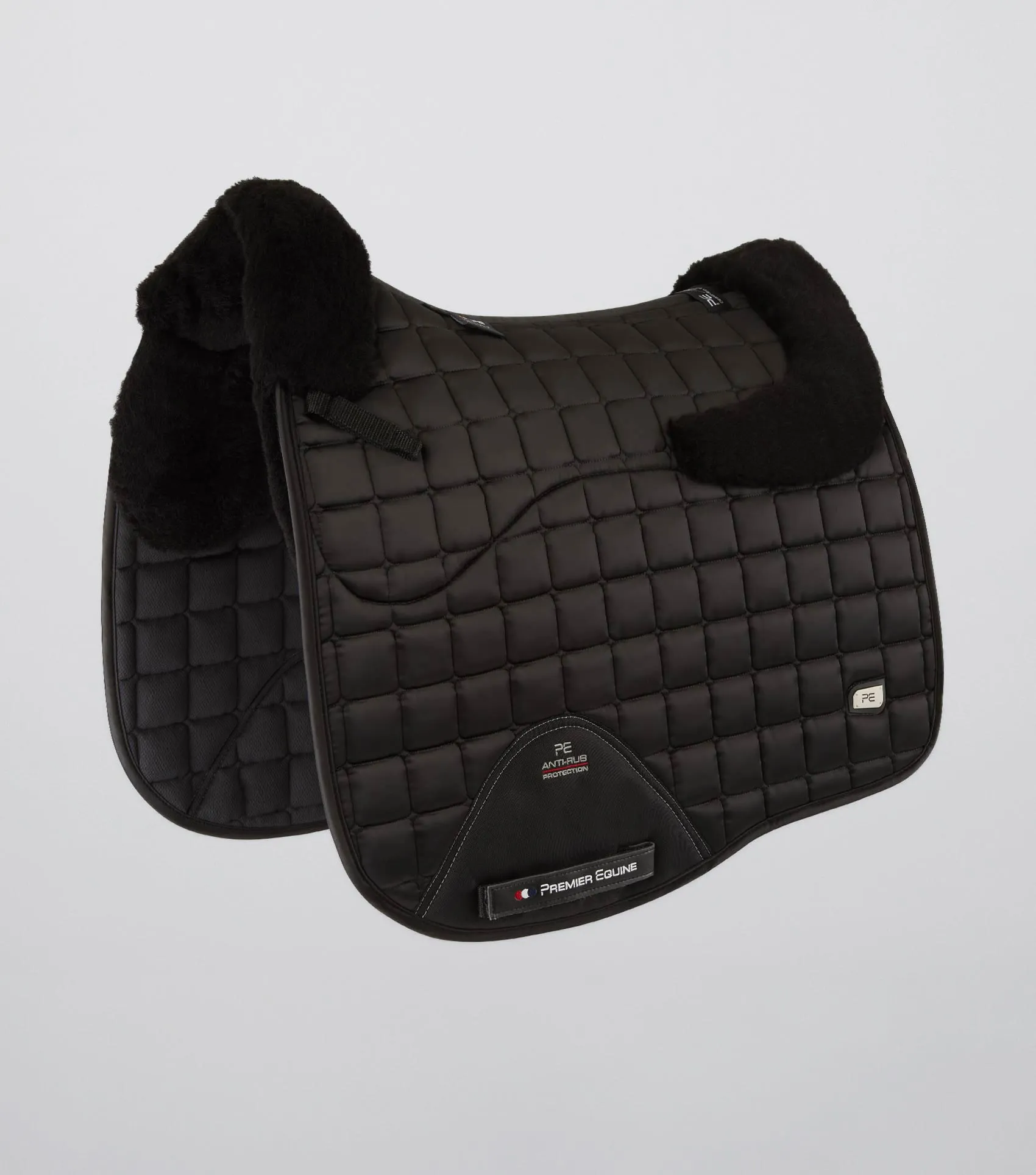 Atlantis CC Satin Wool Dressage Square Black/Black Wool