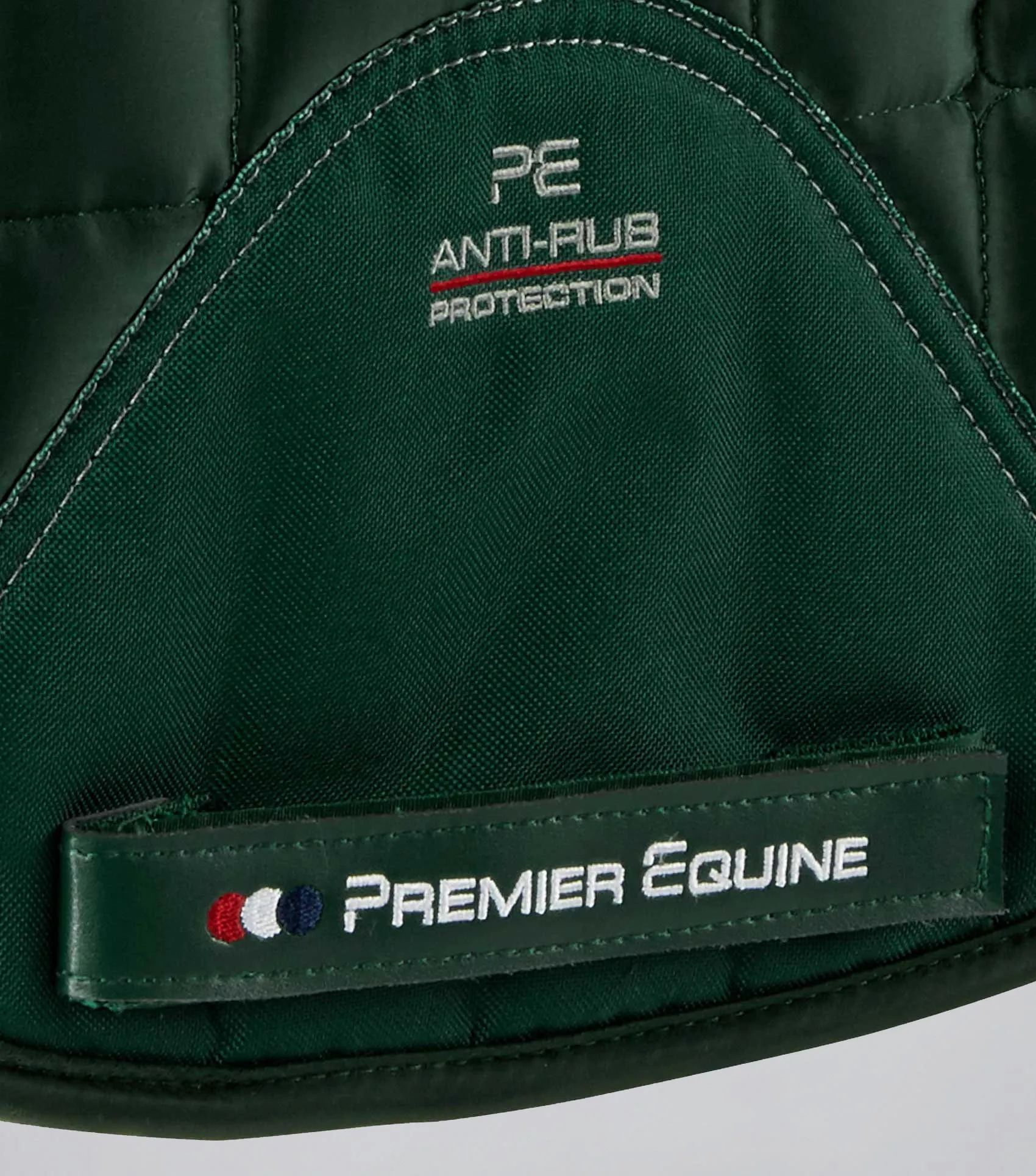 Atlantis CC Satin Wool Dressage Square Olive/Black Wool