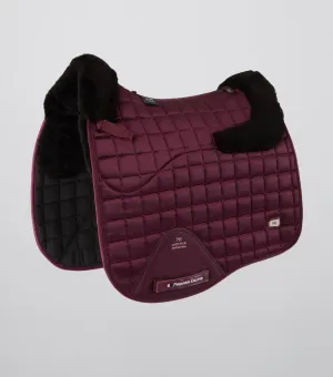Atlantis CC Satin Wool Dressage Square Wine/Black Wool