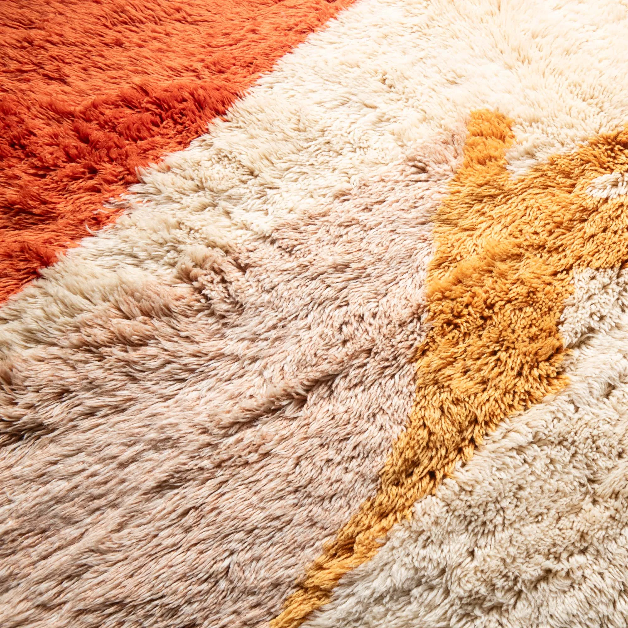 Autumn sunset - Luxury Shag Moroccan Rug