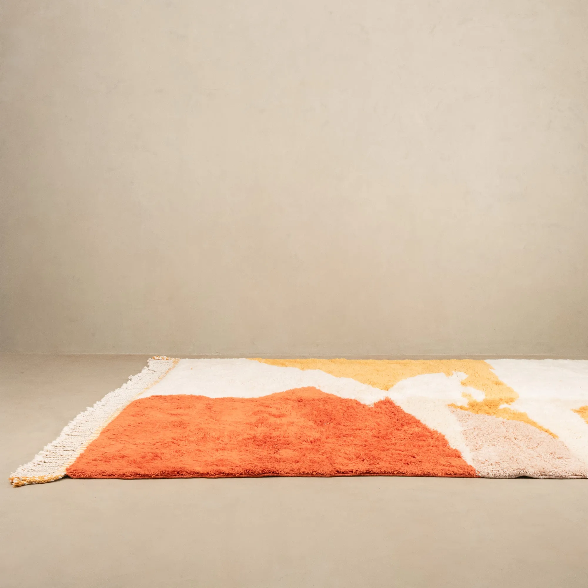 Autumn sunset - Luxury Shag Moroccan Rug