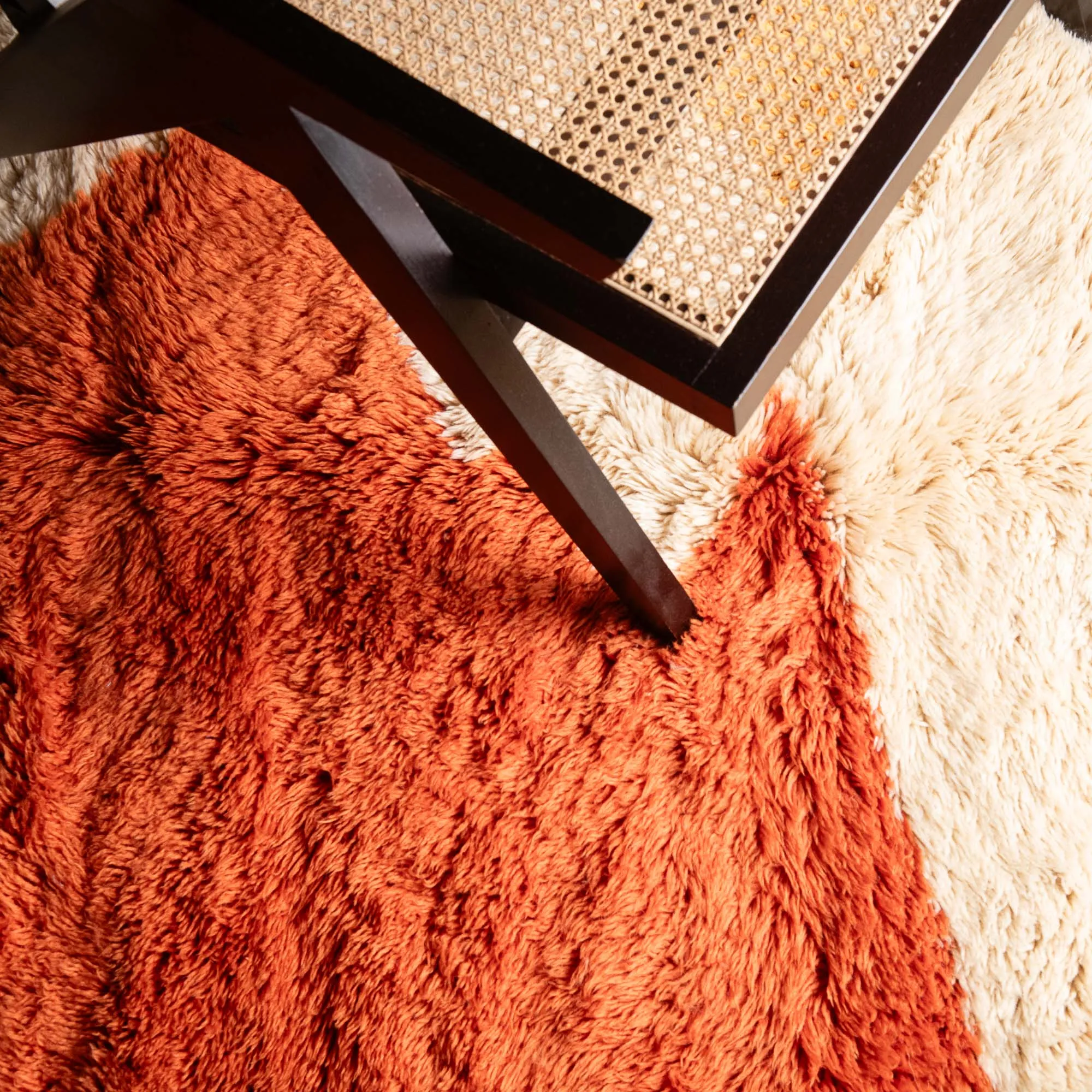 Autumn sunset - Luxury Shag Moroccan Rug
