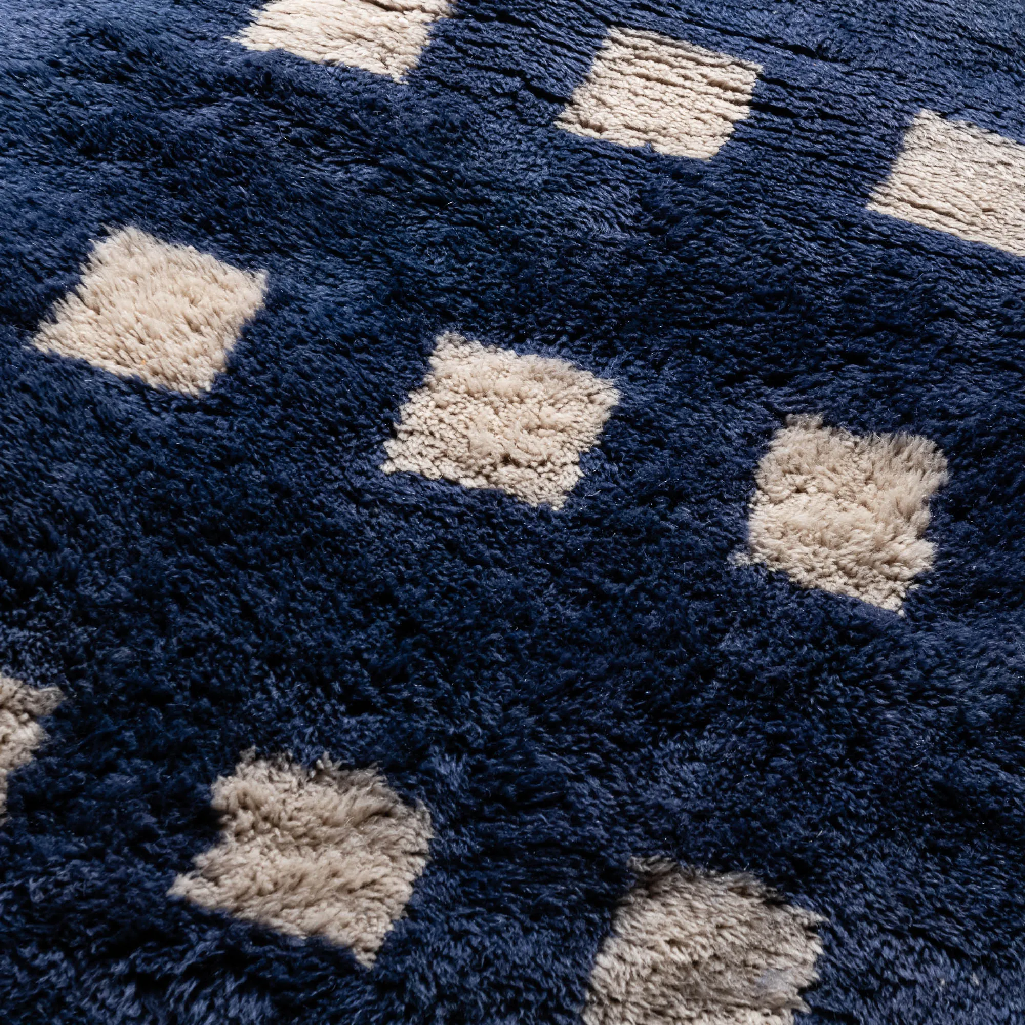 Azure Poetry -  Luxury Shag Moroccan Runner Rug