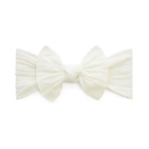 Baby Bling Bows - Cable Knit Knot - Ivory