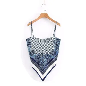 Bandana Print Top