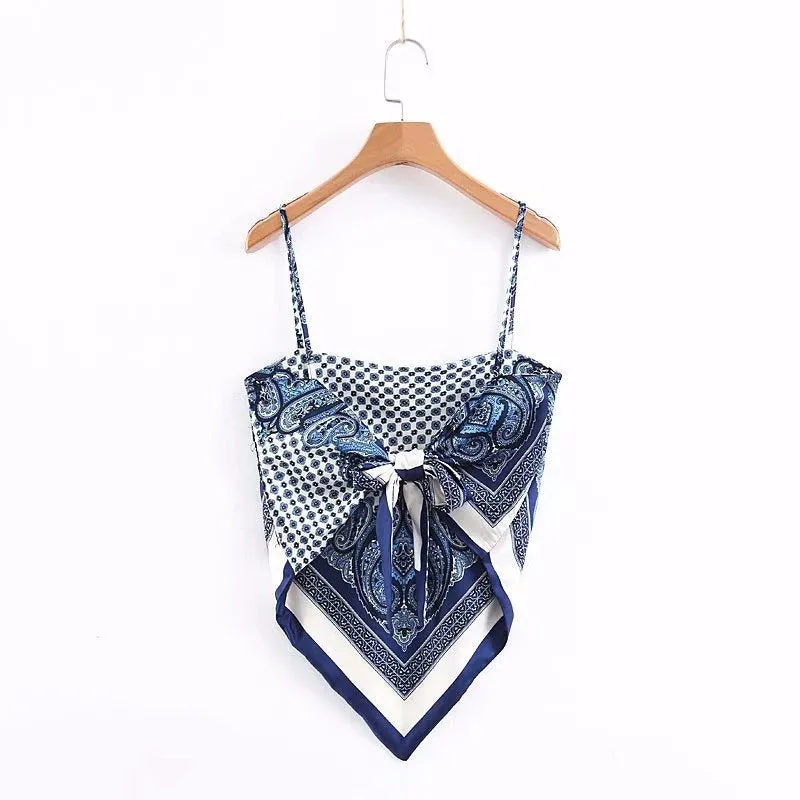Bandana Print Top