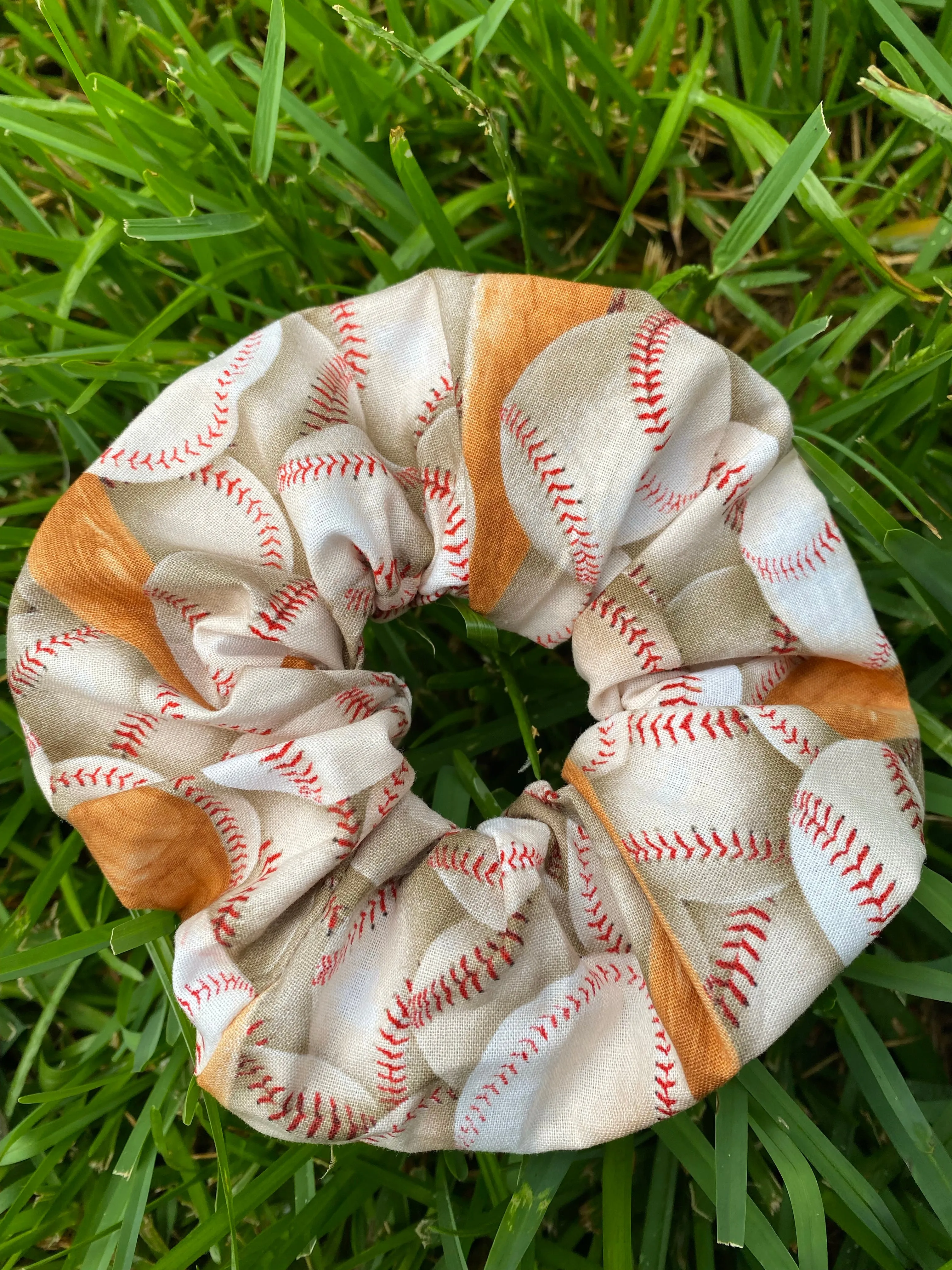 Baseball Scrunchie Hair tie Gift