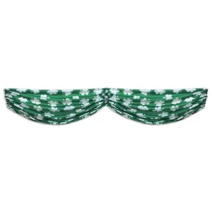 Beistle Shamrocks Fabric Bunting - Party Supply Decoration for St. Patricks
