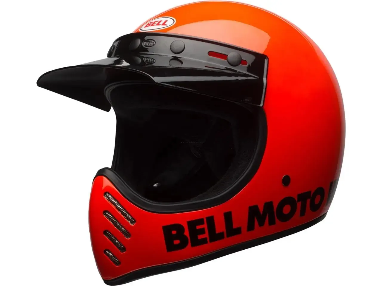 BELL Moto-3 Helmet Classic Neon Orange