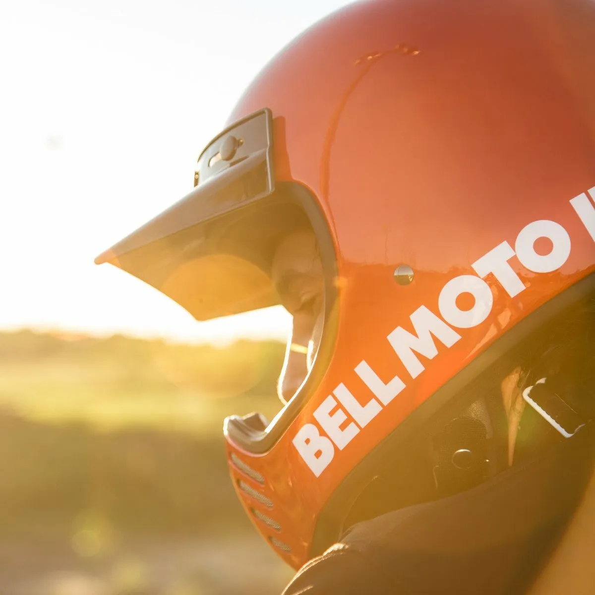 Bell Moto-3 Helmet - Gloss Red Classic
