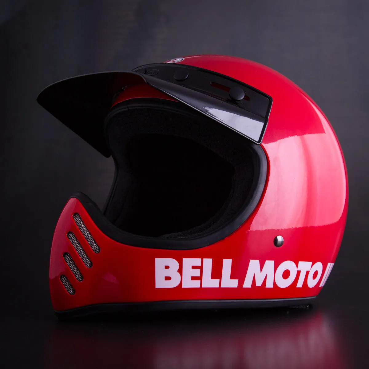 Bell Moto-3 Helmet - Gloss Red Classic