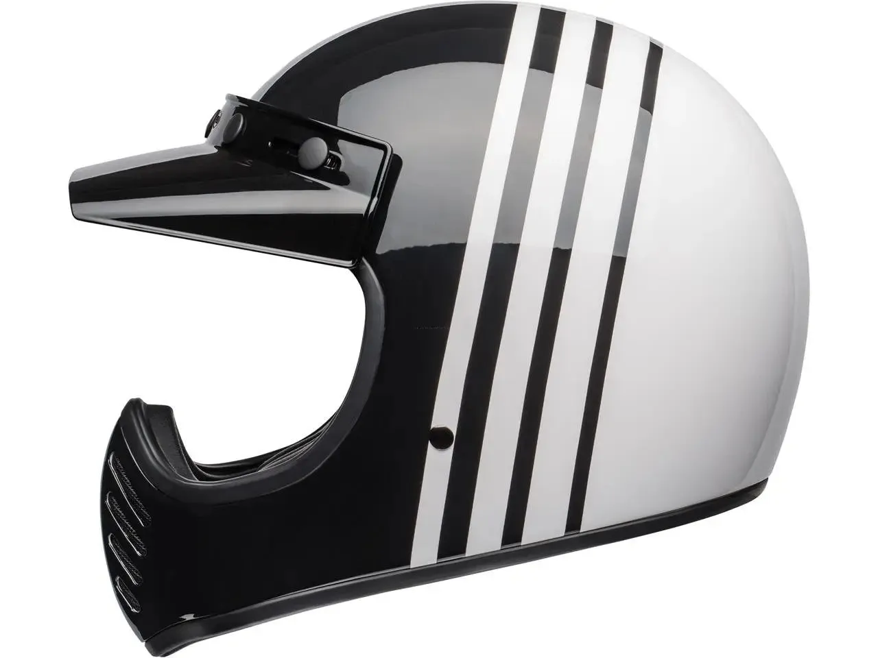 BELL Moto-3 Helmet Reverb Gloss White/Black