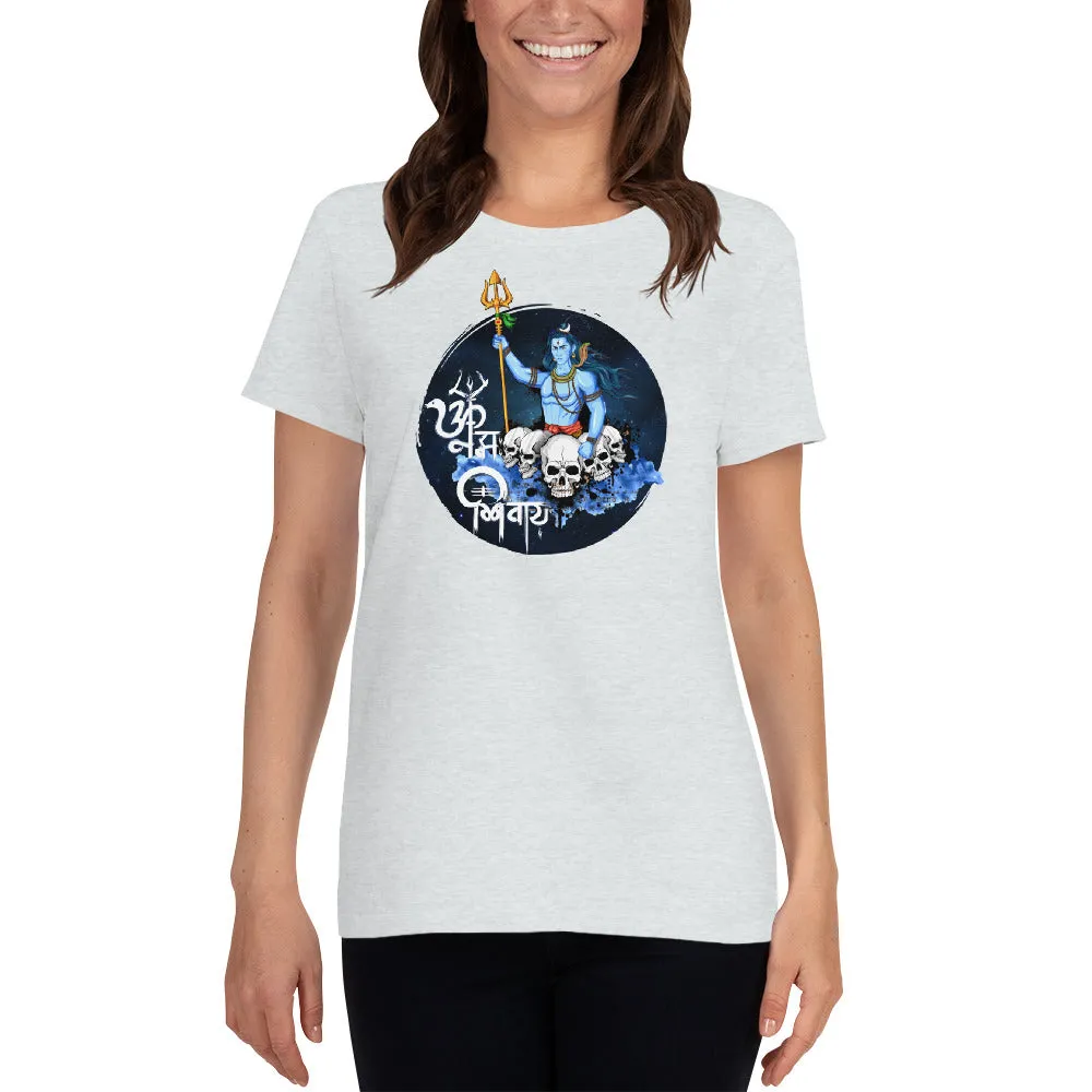 Bengali Heavy Cotton Short Sleeve T-Shirt -Om Namah Shivay-01