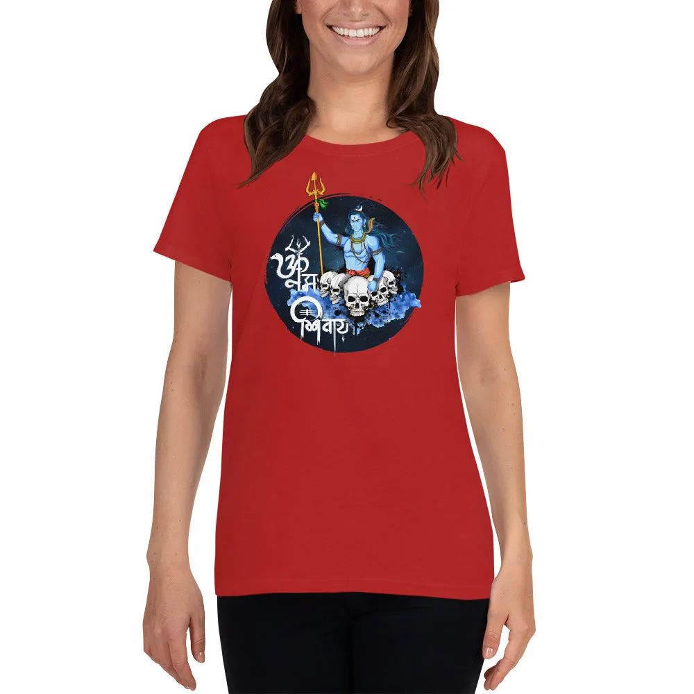 Bengali Heavy Cotton Short Sleeve T-Shirt -Om Namah Shivay-01