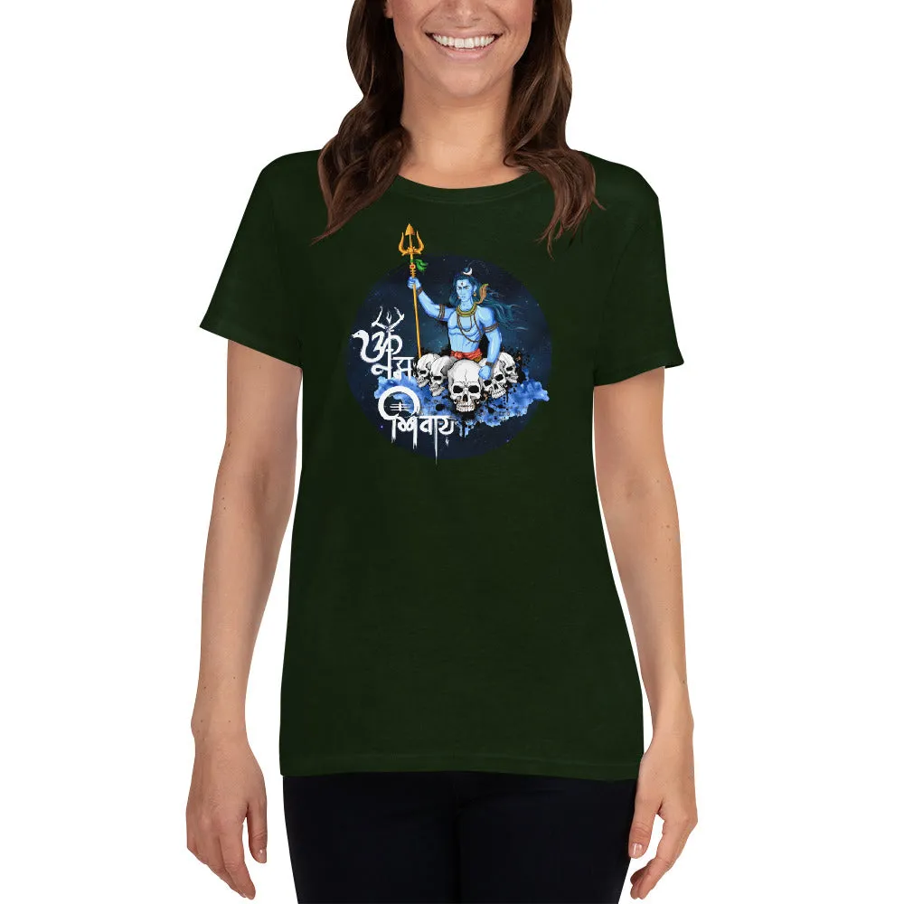 Bengali Heavy Cotton Short Sleeve T-Shirt -Om Namah Shivay-01