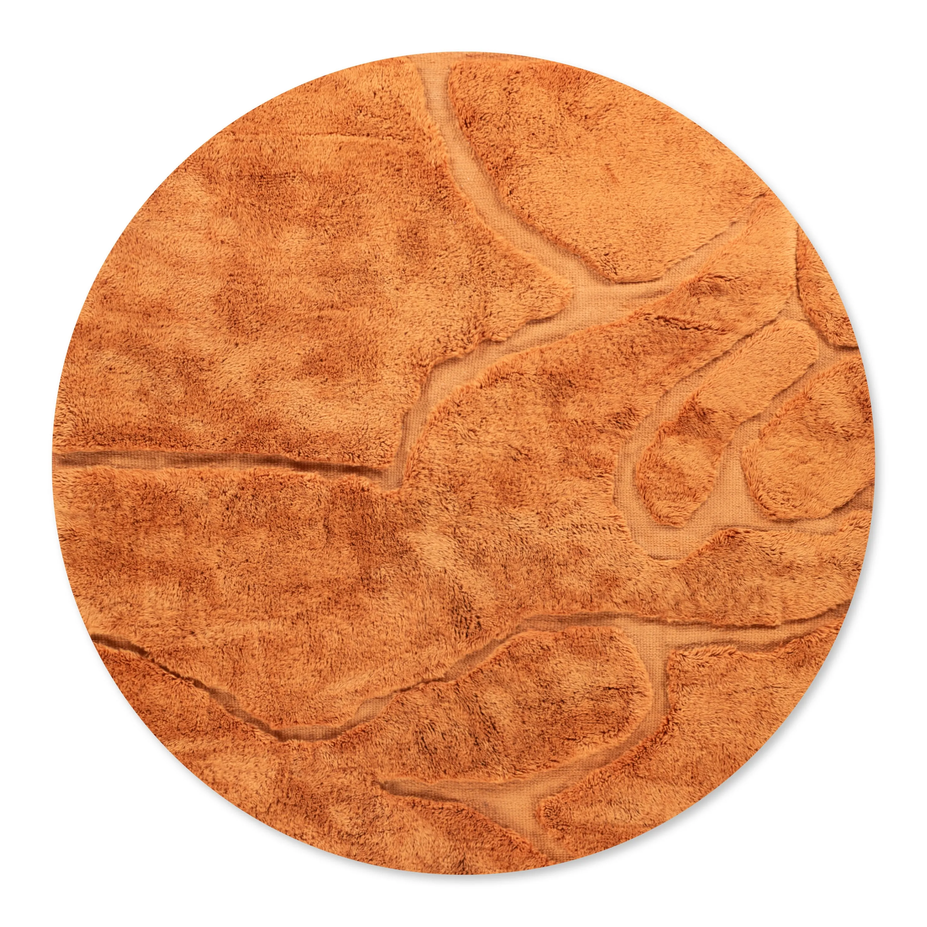 Berber Dunes Round - Luxury Shag Moroccan Rug