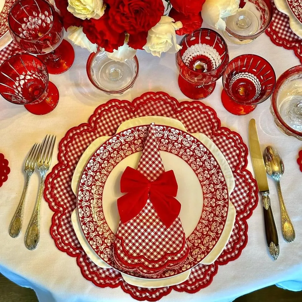 Bettina Napkin - Red Gingham (Set of 4)
