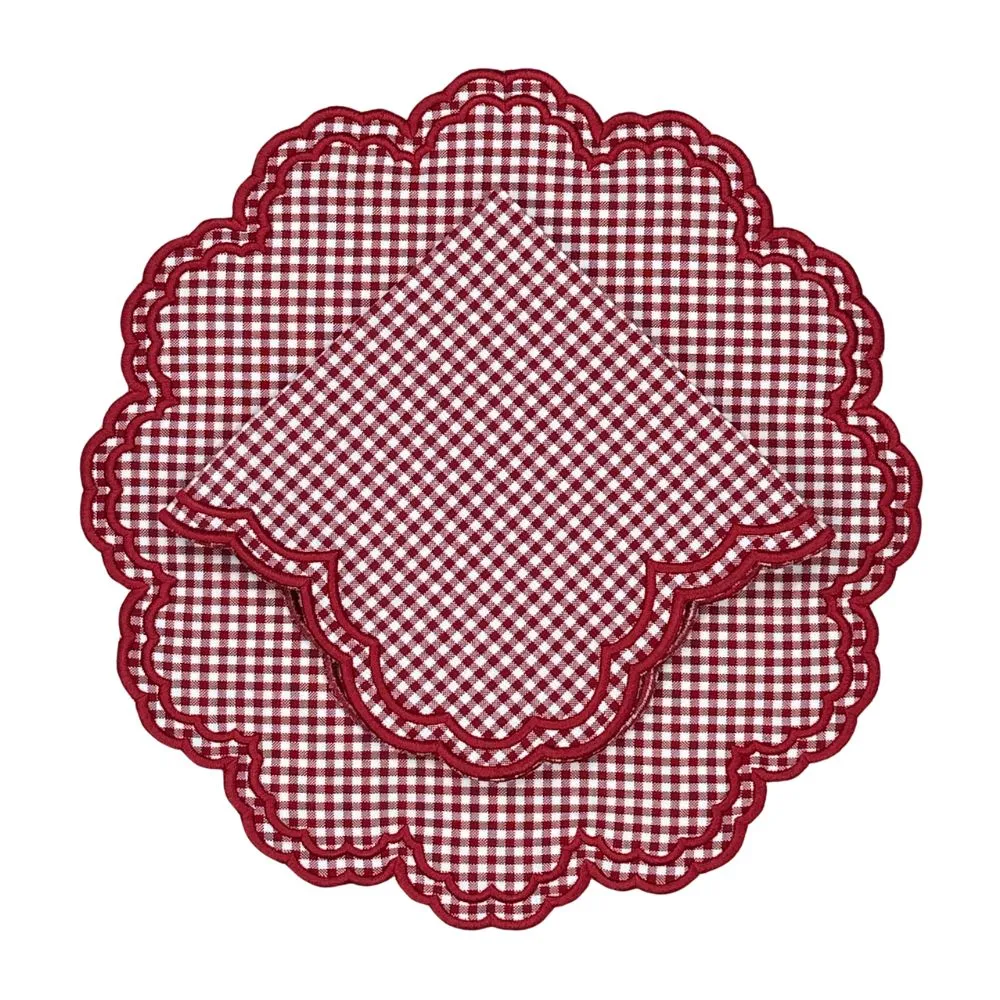 Bettina Napkin - Red Gingham (Set of 4)