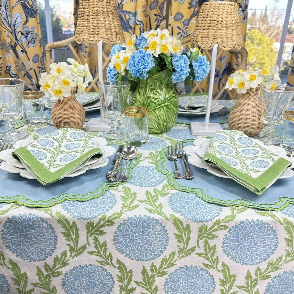 Bettina Placemat - Blue & Green (Set of 4)